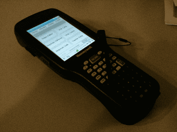 My first solo project running on Windows CE